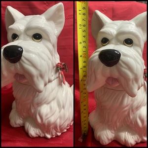 westie cookie jar